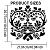 MAYJOYDIY US 1Pc PET Hollow Out Drawing Painting Stencils DIY-MA0003-18A-2