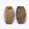 Natural Larderite Shoushan Tianhuang Stone Pendants G-S366-004B-01-2