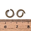 Spray Painted Iron Open Jump Rings IFIN-T017-04B-04-2