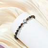 Natural Lava Rock & Tiger Eye & Synthetic Non-magnetic Hematite Beaded Stretch Bracelets for Women Men BJEW-JB13943-2