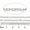 304 Stainless Steel Heart Link Chains CHS-A016-33P-A-2