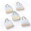 Opalite Brass Pendants KK-E274-01P-01-1