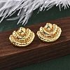 304 Stainless Steel Stud Earrings for Women EJEW-U052-04G-3