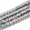 Electroplate Non-magnetic Synthetic Hematite Beads Strands G-T061-129C-1