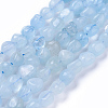 Natural Aquamarine Beads Strands X-G-P433-06B-2