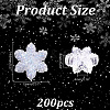 200Pcs Transparent Acrylic Beads OACR-HY0001-14-2