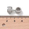 Rhodium Plated 925 Sterling Silver Tube Bails STER-K176-07P-3