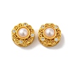 Rack Plating Hollow Brass Cubic Zirconia Beads KK-K381-21A-MG-1