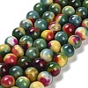 Dyed Natural Agate Beads Strands G-G203-09D-10mm-2