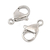 Brass Lobster Claw Clasps KK-U056-01P-2