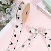 1Roll Printed Polyester Chiffon Ribbons OCOR-CY0002-35B-7