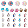 66Pcs 5 Styles Polymer Clay Pave Rhinestone Beads DIY-TA0013-93-2