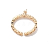 Heart Brass Cuff Cup Peg Ring Settings KK-A244-02C-G-3