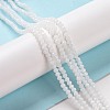 Imitation Jade Glass Bead Strands GLAA-F001-3x2mm-10-5