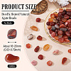 250G Dyed & Heated Natural Agate Beads G-TA0002-73A-3