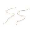 Brass Stud Earring Findings X-KK-Q735-333G-2