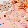 1 Set Unfinished Wooden Chips WOOD-OC0003-98A-5