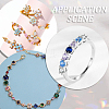 370Pcs 4 Styles Cubic Zirconia Cabochons ZIRC-SP0001-14-7