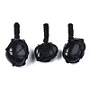 Natural Obsidian Pendants G-N0326-93B-1