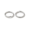 Tarnish Resistant 304 Stainless Steel Open Jump Rings STAS-J013-10x1mm-01-4