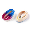 Printed Cowrie Shell Beads SSHEL-ZX006-06A-2