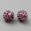 Handmade Polymer Clay Rhinestone Beads CLAY-WH0011-08N-2