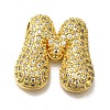 Brass with Cubic Zirconia Pendants KK-Q818-02M-G-1