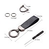 Genuine Leather Car Key Keychain JX273F-2