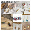 36pcs 9 style Brass Hoop Earring Findings KK-PH0005-99-6