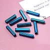 Electroplate Glass Beads GLAA-D024-01L-1