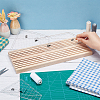 Customized 10-Slot Wooden Quilting Ruler Storage Rack RDIS-WH0011-21A-3