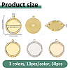 Alloy Pendant Cabochon Settings FIND-FH0017-17B-2