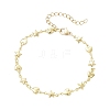 Brass Link Chain Bracelets for Women BJEW-JB12746-4