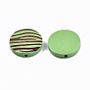 Painted Natural Wood Beads WOOD-T021-50B-01-2