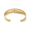 304 Stainless Steel Cuff Bangles BJEW-M234-02G-3