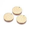 Ion Plating(IP) Stainless Steel Pendants LS-STAS-I098-03-G-3