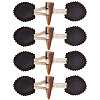 5 Pairs Resin Buttons BUTT-TA0001-48B-1