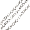 304 Stainless Steel Oval Link Chains CHS-G044-02P-1