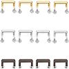 WADORN 12 Sets 3 Colors Zinc Alloy Bag Suspension Clasps FIND-WR0005-56-1