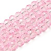 Transparent Baking Paint Glass Beads X1-DGLA-A034-T8mm-D09-1