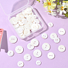 60Pcs 4 Styles Shell Buttons BUTT-SP0001-17-7