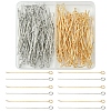 180Pcs 2 Colors Iron Eye Pins IFIN-FS0001-39-1