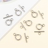 Tarnish Resistant 304 Stainless Steel Toggle Clasps X-STAS-F114-04P-B-6