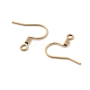 304 Stainless Steel Earring Hooks Ion Plating(IP) LS-STAS-P221-04G-01-2