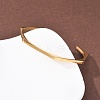 304 Stainless Steel Cuff Bangles BJEW-P373-01G-3