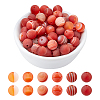Natural Grade A Striped Agate/Banded Agate Beads Strands G-AR0003-12-1