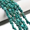 Natural HuBei Turquoise Beads Strands G-B089-B01-03-3