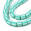 Handmade Polymer Clay Bead Strands CLAY-T020-12C-3