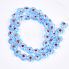 Handmade Millefiori Lampwork Beads Strands LAMP-S191-19A-04-2