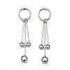 Tarnish Resistant 304 Stainless Steel Dangle Stud Earrings EJEW-G193-12P-1